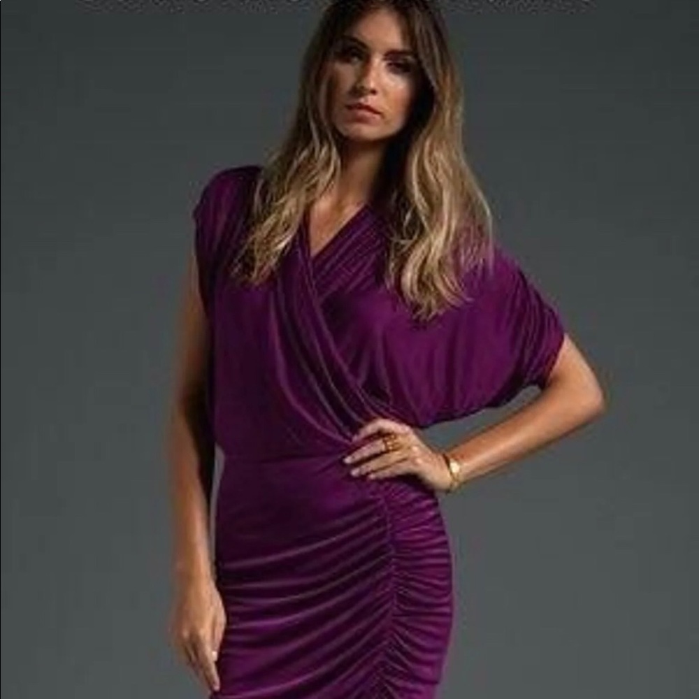 CATHERINE MALANDRINO
Draped silk-jersey wrap-dress